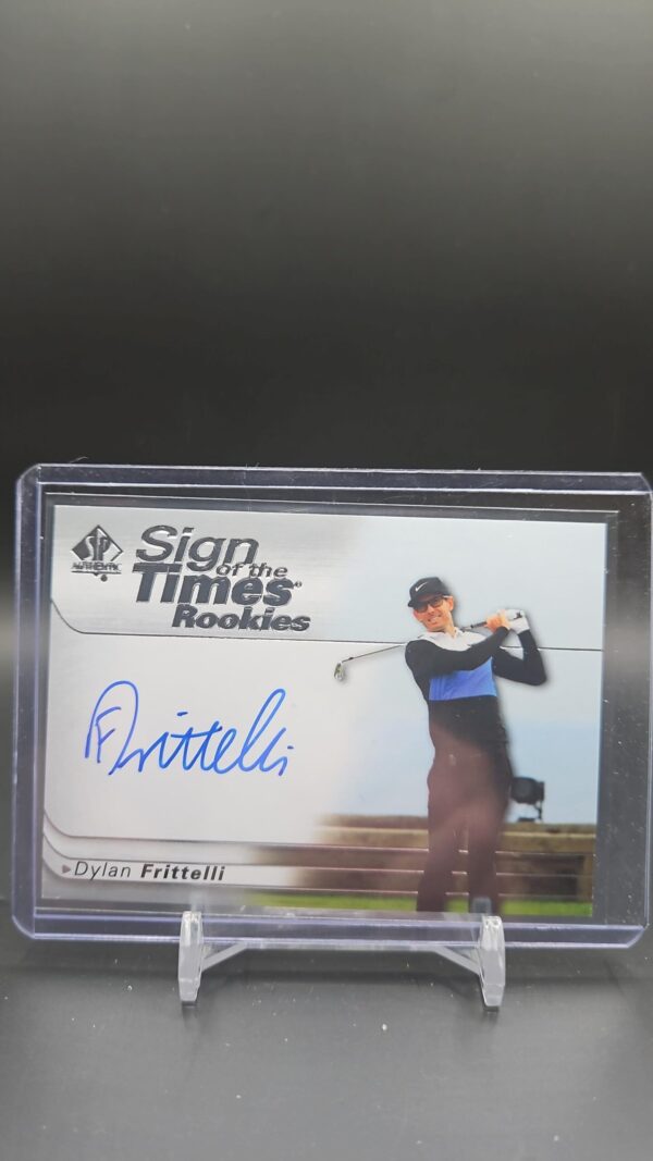 2021 UD SP Authentic Sign of the Times DYLAN FRITTELLI #SOTTR-DF