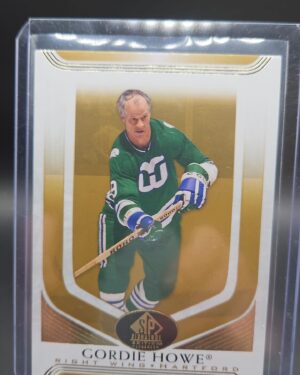 2020-21 Upper Deck SP Signature Edition Legends Gold Gordie Howe #301 Detroit Red Wings / Hartford Whalers