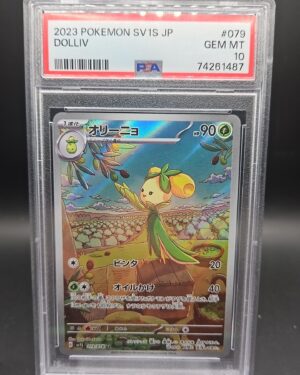 2023 Japanese Scarlet ex Dolliv 079/078 PSA 10 Secret Rare Pokémon Card Gem Mint