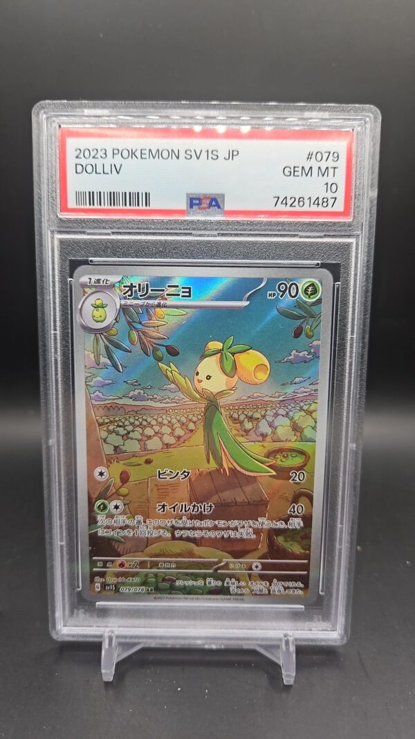 2023 Japanese PSA 10 DOLLIV 079/078 SV1S Scarlet Ex Pokemon Card