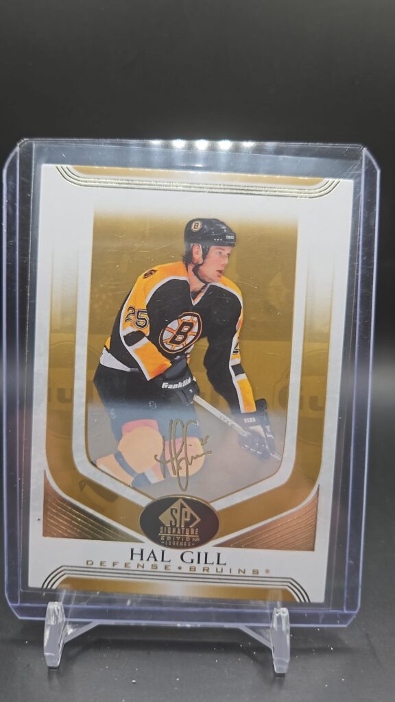 Hal Gill 2020-21 SP Signature Legends Hockey Gold #176 card