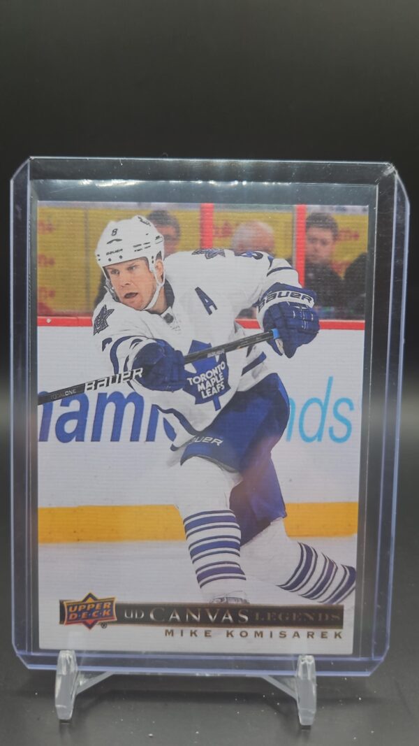 2020-21 UD SP Signature Legends Canvas Mike Komisarek #C-73 Toronto Maple Leafs