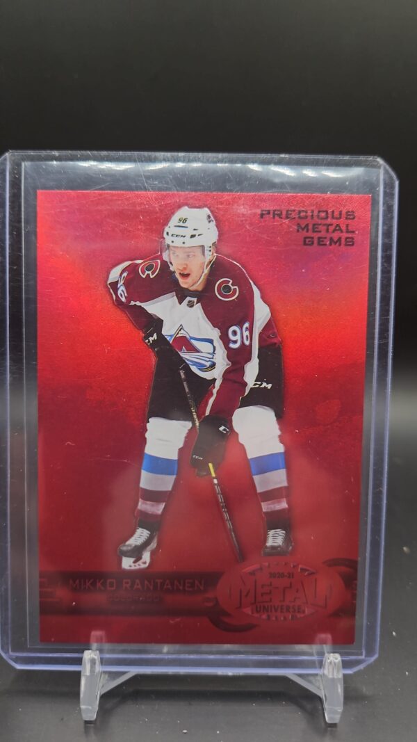 2020-21 Skybox Metal Universe Precious Metal Gems PMG Red Mikko Rantanen /100