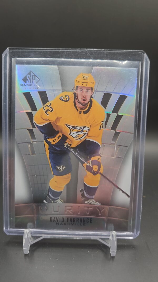 2022-23 SP Game Used Purity David Farrance Nashville Predators #P-98