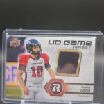 2021 Upper Deck CFL UD Game Jersey Lewis Ward #UD-LW