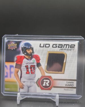 2021 Upper Deck Game Jersey Lewis Ward #UD-LW Ottawa Redblacks