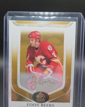 2020-21 UD SP Signature Edition Legends Gold Script EDDY BEERS #219 Flames