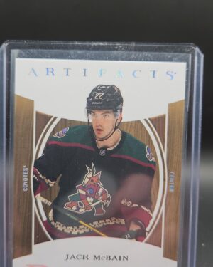 2022-23 Upper Deck Artifacts Rookie Jack McBain Rookie Arizona Coyotes #199