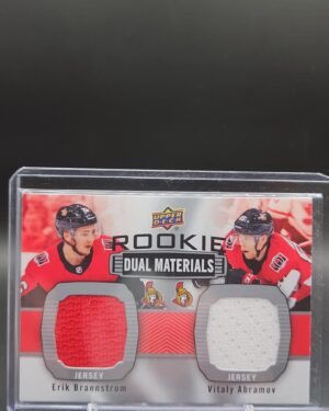 2019 Upper Deck Series 2 Rookie Dual Materials #RDM-BA Erik Brannstrom Abramov