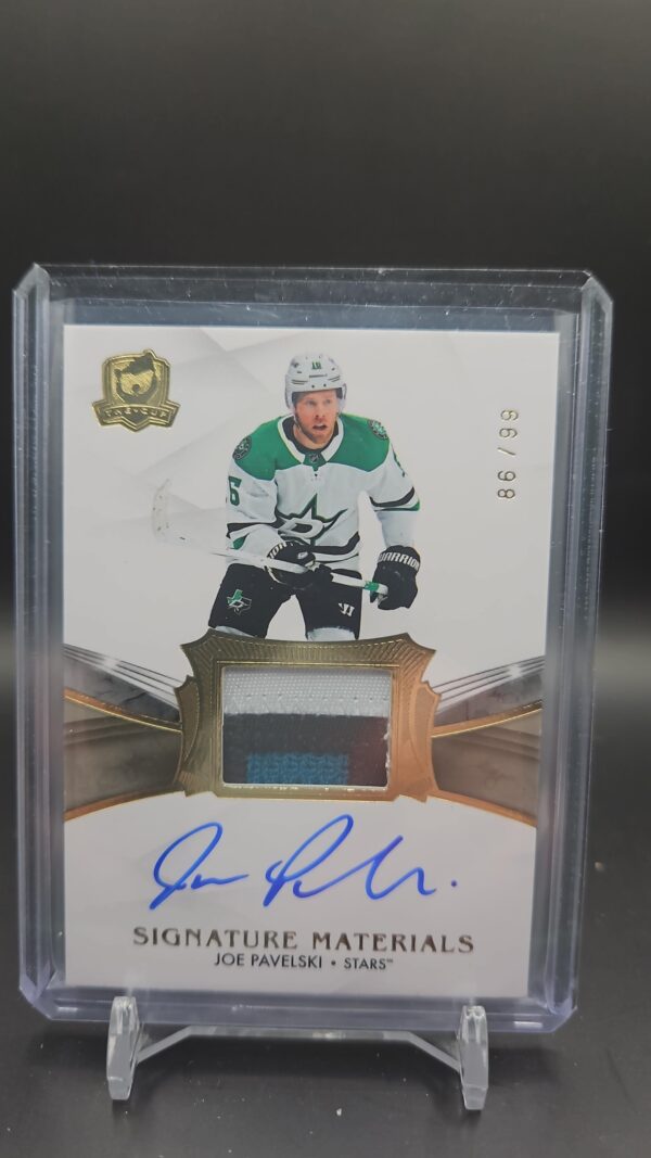 2020 UD The Cup JOE PAVELSKI Signature Materials 3 Colors Dallas Stars /99