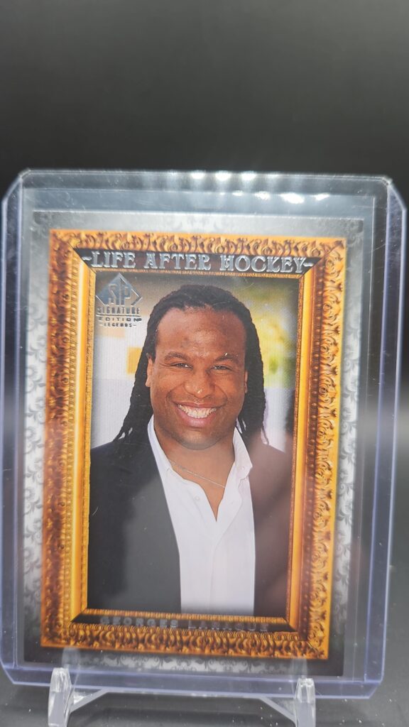 Georges Laraque 2020-21 UD SP Signature Edition Legends Life After Hockey #LA-11 card