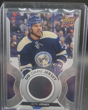 Seth Jones 2017-18 Upper Deck Game Jersey GJ-SJ Series 1 card
