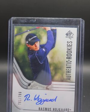Rasmus Hojgaard, 2021 SP Authentic, Rookie Auto, #80, Golf, Autograph, Collector