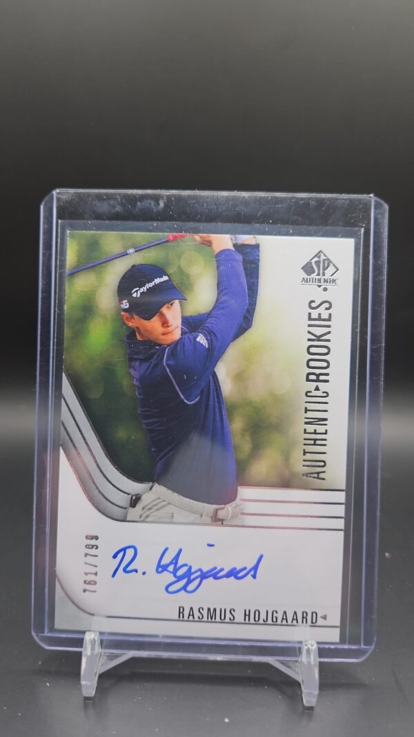 2021 SP Authentic Signatures  /799 Rasmus Hojgaard #80 Rookie Auto