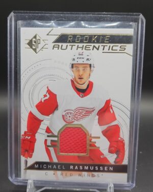 2018-19 SP Rookie Authentics Jerseys Michael Rasmussen #123 Rookie RC