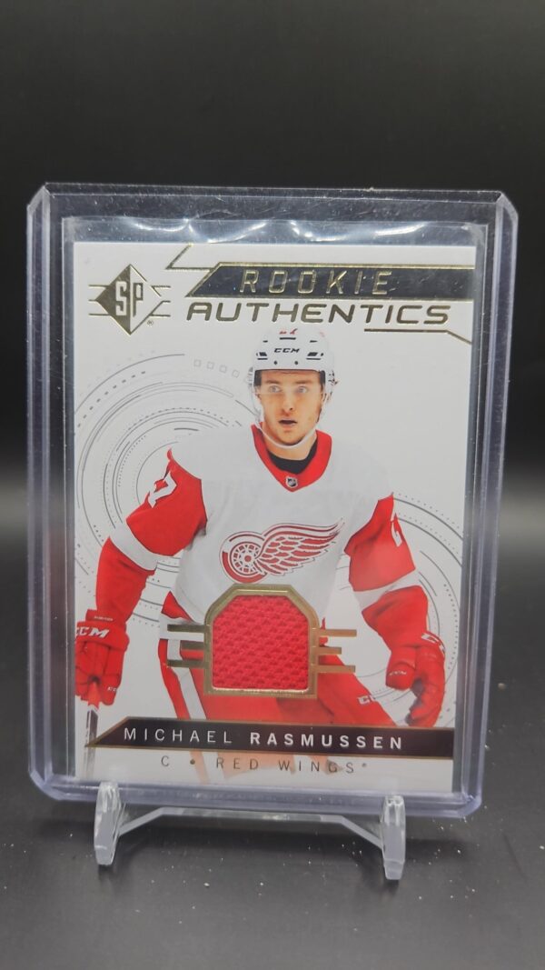 2018-19 SP Rookie Authentics Jerseys Michael Rasmussen #123 Rookie RC