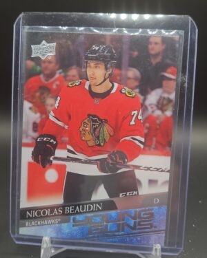 2020-21 Upper Deck Series 1 Nicolas Beaudin Young Guns 226 - Hawks