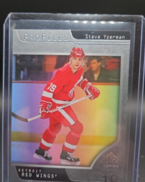 2020-21 UD SP Signature Legends Profiles Steve Yzerman #P-19 Wings UNSCRATCHED