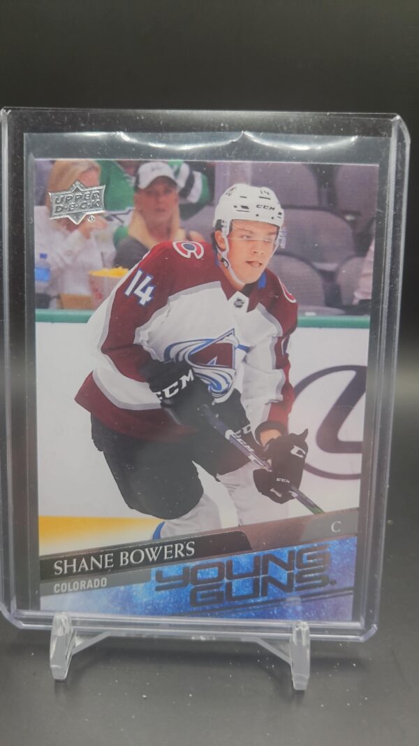 2020-21 Upper Deck Series 1 Shane Bowers Young Guns Colorado Avalanche