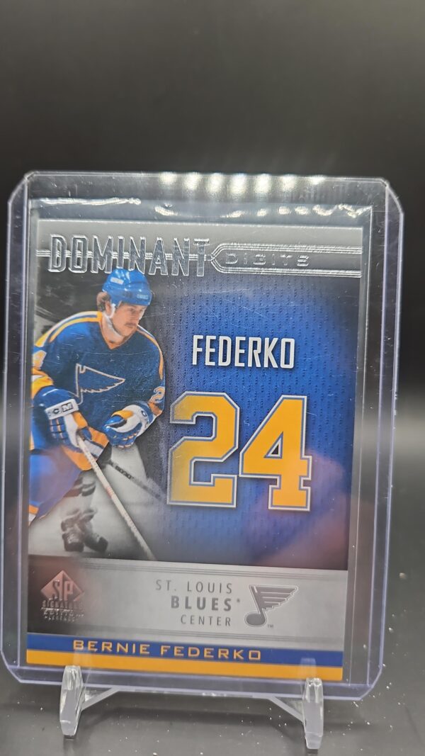 2020-21 SP Signature Legends Dominant Digits 24 Bernie Federko #DD-27