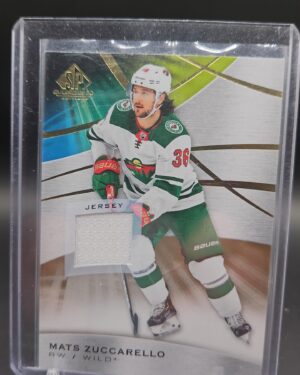 2019-20 Upper Deck SP Game Used Gold Jersey Relics Mats Zuccarello #96