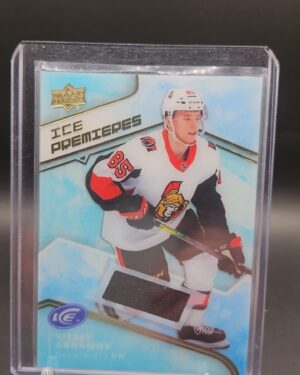 Vitaly Abramov, Upper Deck Ice Premieres, 2019-20, Jersey, #IPJ-VA, NHL, game-used patch