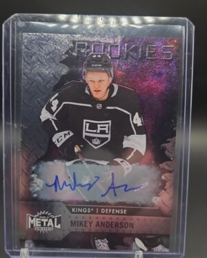 2020-21 Skybox Metal Universe Rookies Silver /399 Mikey Anderson Rookie Auto RC