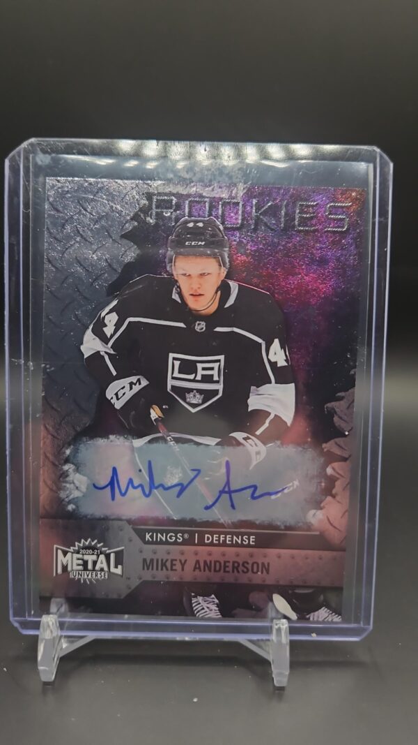 2020-21 Skybox Metal Universe Rookies Silver /399 Mikey Anderson Rookie Auto RC