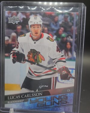 2020-21 Upper Deck Series 1 #212 Lucas Carlsson Young Guns
