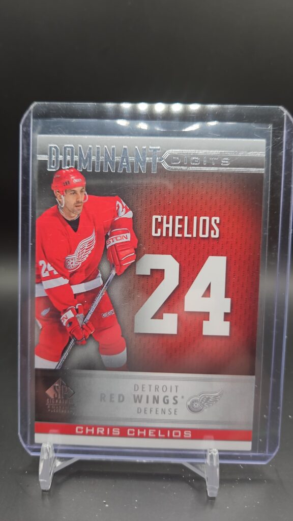 2020-21 Upper Deck SP Signature Edition Legends Dominant Digits Chris Chelios #DD-40
