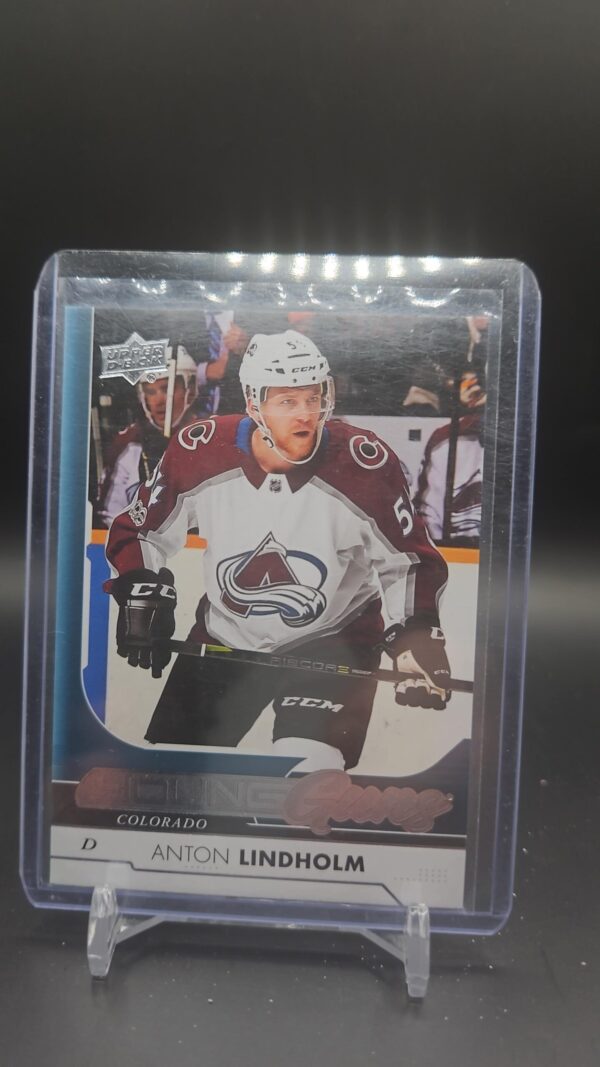 2017-18 Anton Lindholm Upper Deck Young Guns COLORADO