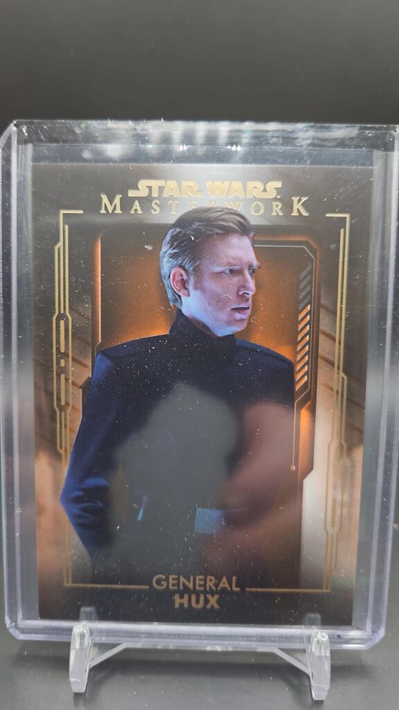 Star Wars Topps Masterwork 2020 Orange /10 General Hux #34 limited edition insert card