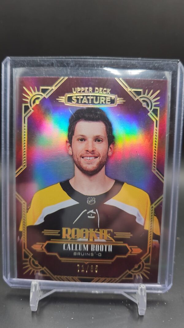 2020-21 Upper Deck Stature Rookie Callum Booth /85 Boston Bruins #105