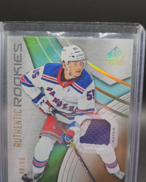 2019-20 SP Game Used Rookie Patch /65 #154 Ryan Lindgren New York Rangers