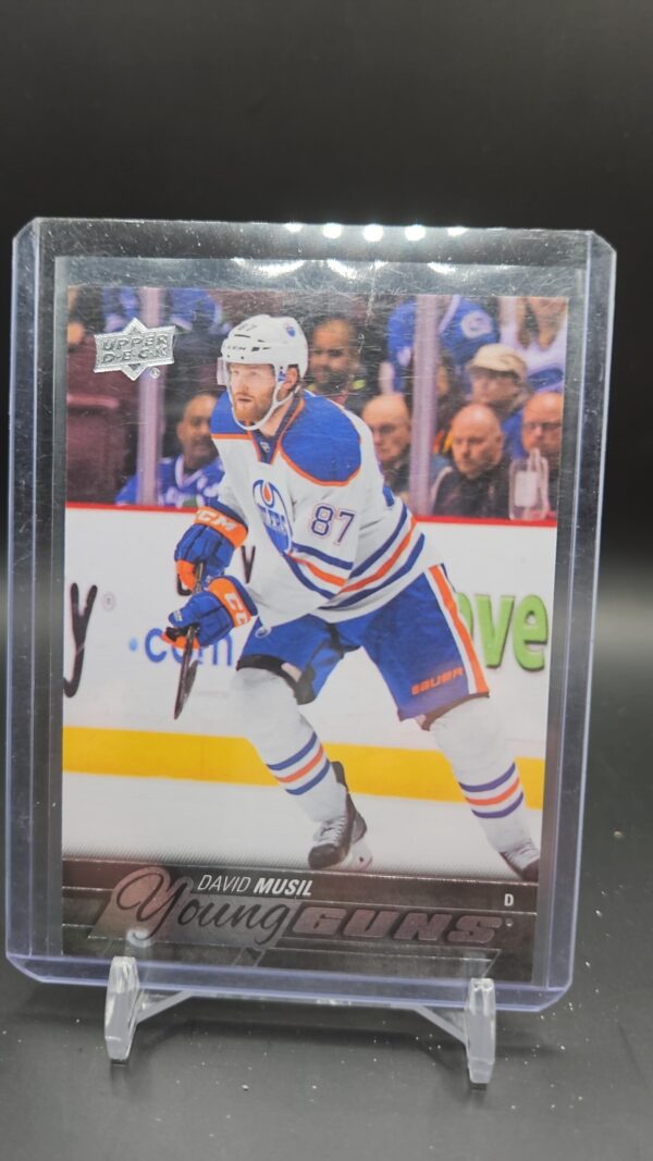 2015-16 Upper Deck Young Guns Rookie #485 David Musil Edmonton