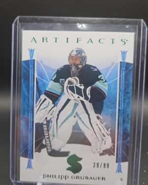 Philipp Grubauer 2022-23 Upper Deck Artifacts Green #142 /99 card