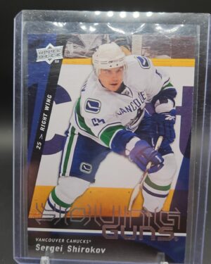 2009-10 Upper Deck Young Guns Sergei Shirokov #209 Vancouver