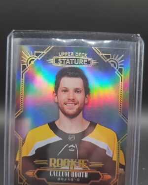 Callum Booth Upper Deck Stature Rookies 2020-21 rookie card #105 /399