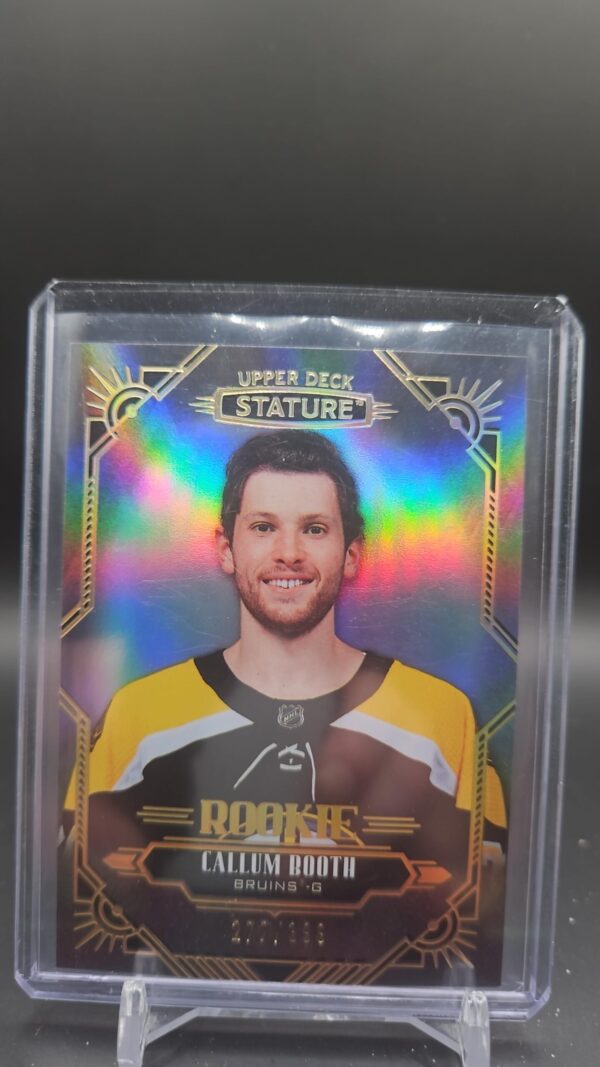 2020-21 Upper Deck Stature Rookies /399 Callum Booth #105 Rookie