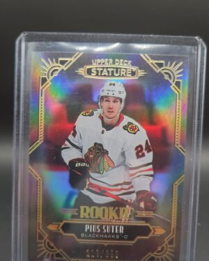 Pius Suter Upper Deck Stature Rookies 2020-21 rookie card #141 /399