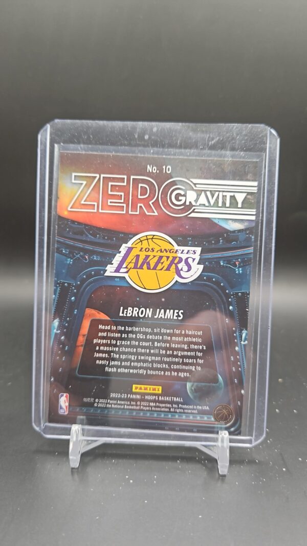 2022-23 Hoops Zero Gravity #10 LeBron James - Image 2