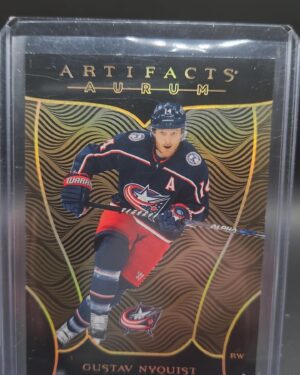 2022-23 UD Artifacts AURUM Gustav Nyquist Unscratched Bounty Code A-GN
