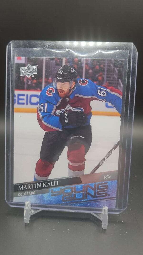 2020-21 Upper Deck Series 1 MARTIN KAUT YOUNG GUNS ROOKIE #217 COLORADO