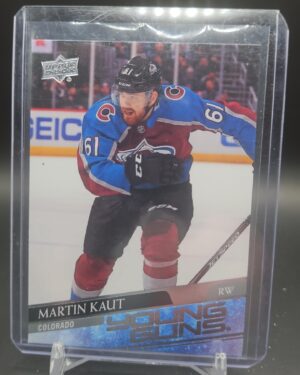 2020-21 Upper Deck Series 1 MARTIN KAUT YOUNG GUNS ROOKIE #217 COLORADO