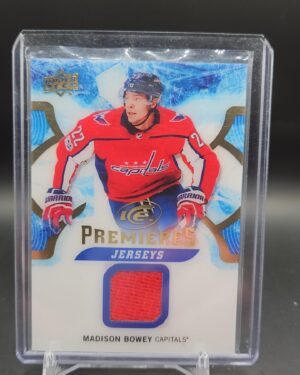2017-18 UD Ice Premieres Madison Bowey Rookie Jersey #IPJ-MB Washington Capitals
