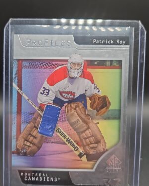 2020-21 Upper Deck SP Signature Profiles Patrick Roy Card #P-31 Montreal Canadiens
