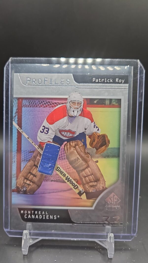 2020-21 Upper Deck SP Signature Profiles Patrick Roy #P-31 Montreal Canadiens