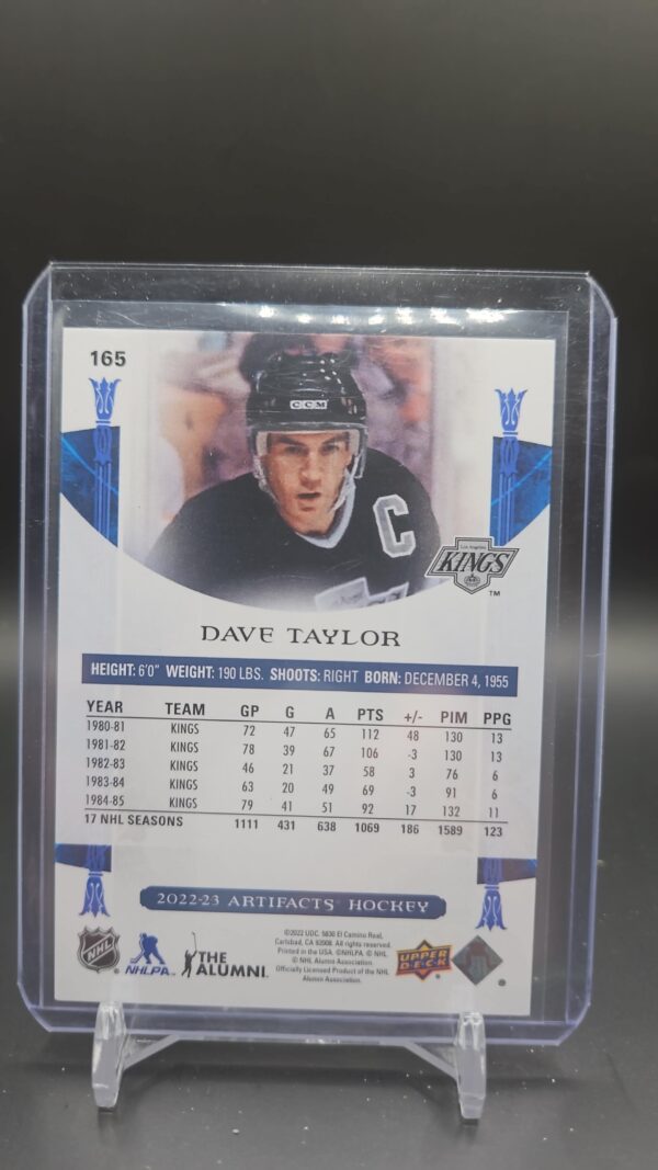 2022-23 Upper Deck Artifacts Hockey #165 Dave Taylor /599 - Image 2