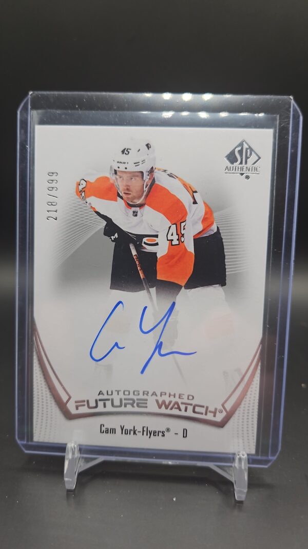 2021-22 SP Authentic Cam York Future Watch Rookie Auto  #106 /999