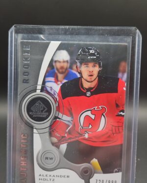 2021-22 Upper Deck SP Game Used Authentic Rookies Alexander Holtz #R-4 /999